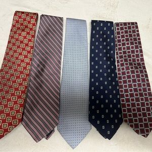 Vintage Brooks Brothers Neckties, 100% Silk